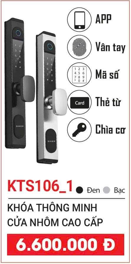 Khóa thông minh cửa nhôm